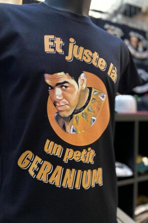 T-Shirt : Mission Cléopâtre – un petit géranium (Jamel)