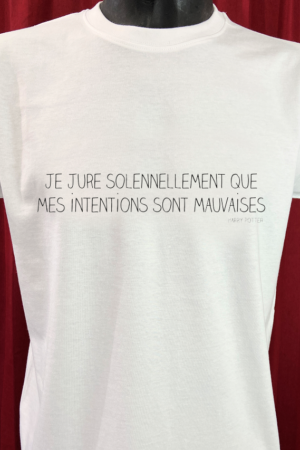 T-Shirt : HARRY POTTER – MES INTENTIONS SONT MAUVAISES