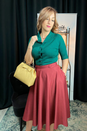 DI DI SWING SKIRT Bordeaux