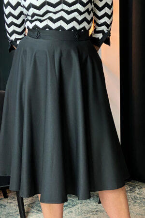 DI DI SWING SKIRT IN BLACK