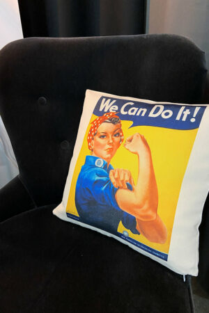 Coussin – ROSIE – WE CAN DO IT