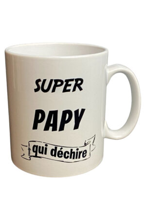 Tasse – SUPER PAPY QUI DÉCHIRE