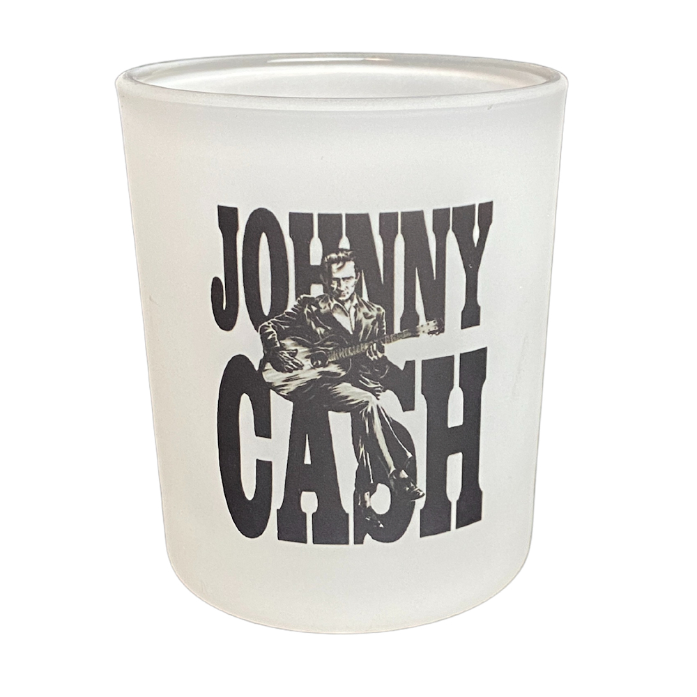 Verre à whisky + Sous-verre – JOHNNY CASH