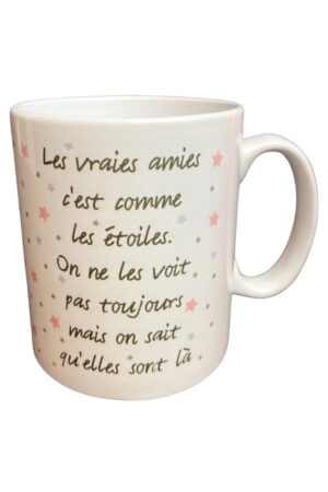 Tasse – LES VRAIES AMIES C’EST COMME LES ETOILES