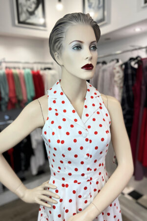 GEORGIA POLKA DOT SWING DRESS