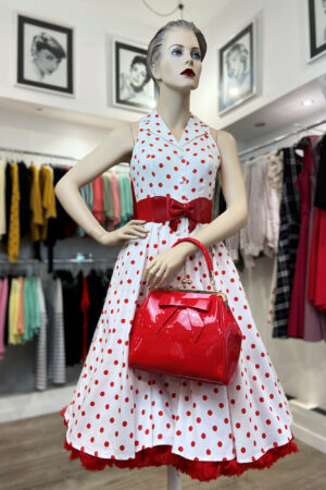 GEORGIA POLKA DOT SWING DRESS