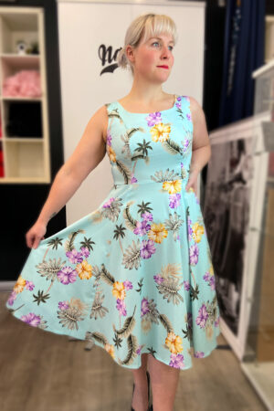 LINDSEY FLORAL SWING DRESS
