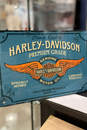 Plaque décorative – HARLEY DAVIDSON BLUE