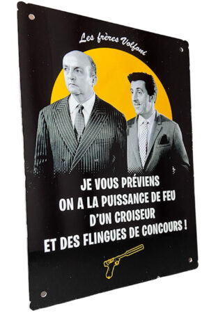 Plaque décorative – DES FLINGUES DE CONCOURS – LES TONTONS FLINGUEURS