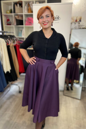 DI DI SWING SKIRT IN PURPLE