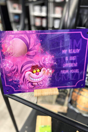 Plaque décorative – CHESHIRE CAT – Alice au pays des merveilles