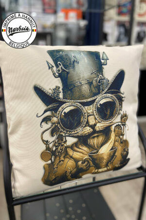 Coussin – CHAT STEAMPUNK