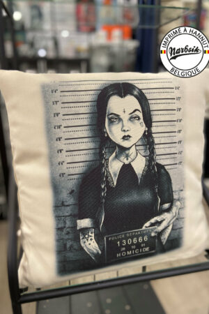 Coussin – MERCREDI ADDAMS – AUX ARRETS