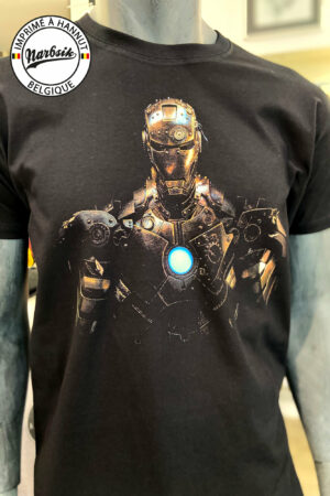 T-Shirt : IRON MAN STEAMPUNK (JULES VERNE ERA)