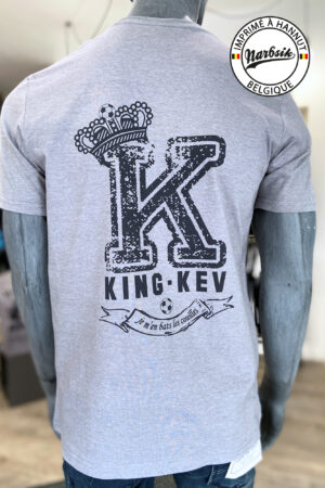 T-Shirt : KING KEV (fan de Kevin De Bruyne)