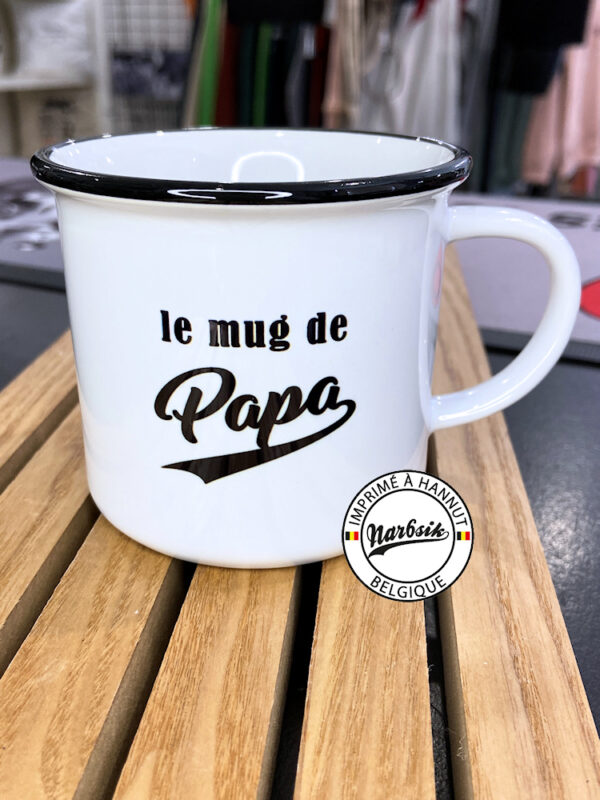 Mug rétro - LE MUG DE PAPA