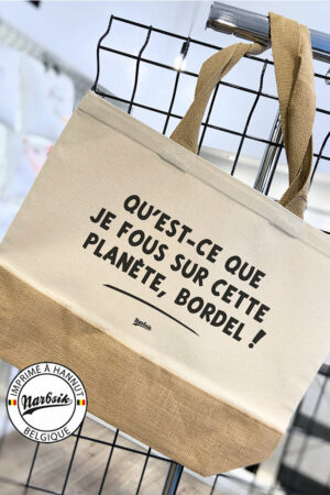 Cabas – QU’EST-CE QUE JE FOUS SUR CETTE PLANETE