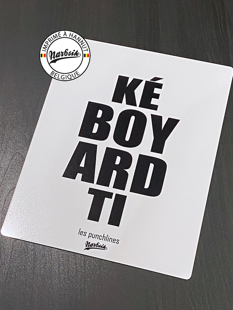 Plaque décorative - PUNCHLINE - Ké boyard ti