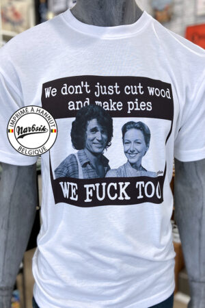 T-Shirt : WE FUCK TOO – Charles et Caroline Ingalls