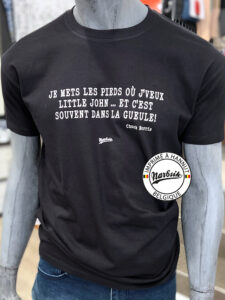 T-Shirt : JE METS LES PIEDS OÙ J'VEUX - CHUCK NORRIS